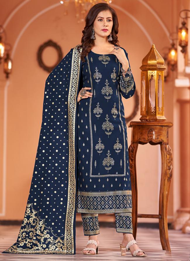 Rayon Blue Festival Wear Digital Printed Readymade Kurti With Pant And Dupatta